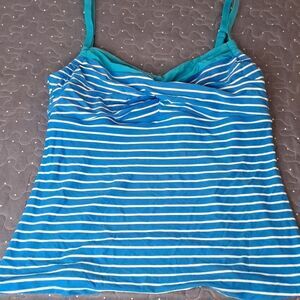 Beach House tankini swim top size 16